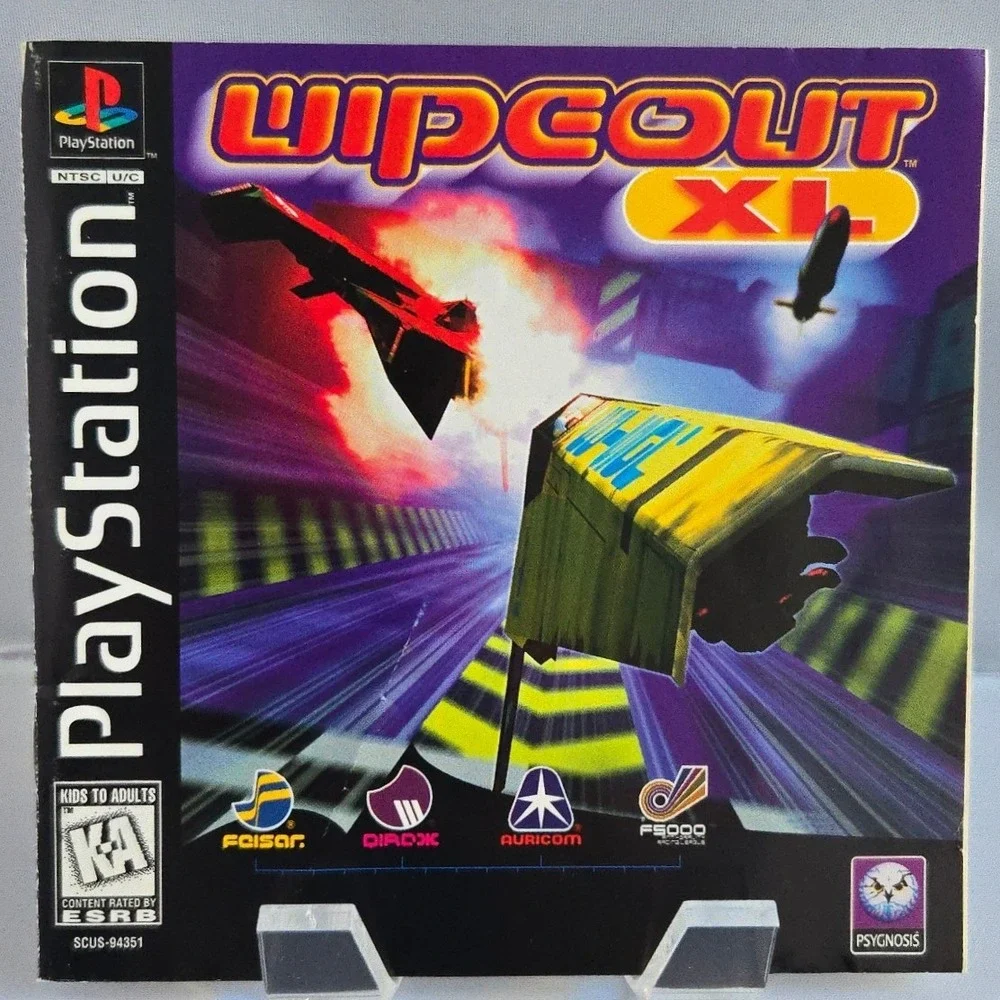 Wipeout XL - Sony PlayStation 1 - Complete CIB W/ Manual - Authentic & Tested